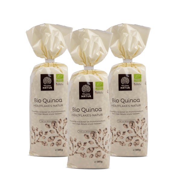 Bio Quinoa Herzflakes -Natur-